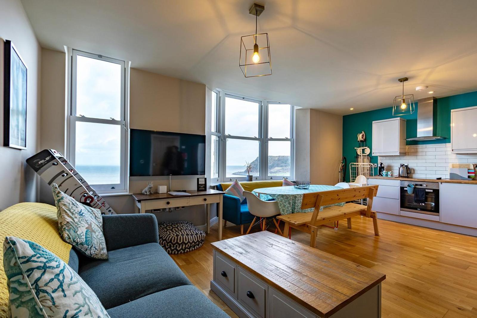 Seaview North Bay Holiday Home Apartment 斯卡伯勒 外观 照片
